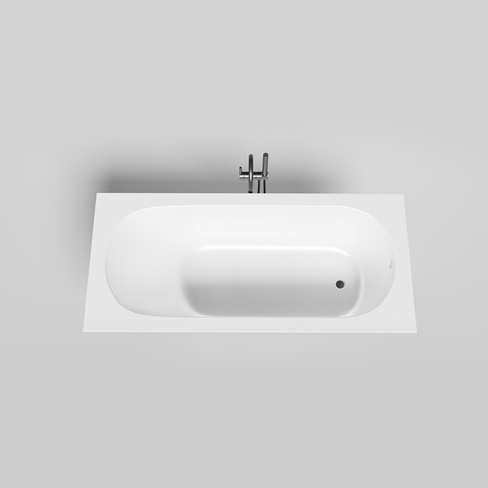 LOFO by Salini Ванна встраиваемая 180х80см, овальная чаша, материал: Gelcoat, цвет: белый глянцевый