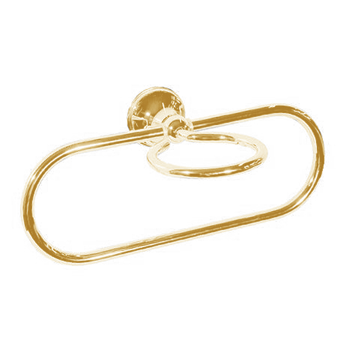 Bertocci Scacco Полотенцедержатель кольцо с держателем мыльницы, подвесной, цвет: золото