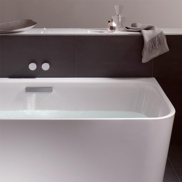 Bette Art V Ванна пристенная 185х80х42 см, DX, BetteGlasur® Plus, цвет: белый