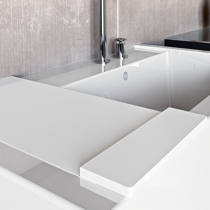 Kerasan Kanaal Раковина подвесная, 120х40х25см., с 1 отв., цвет: белый глянцевый