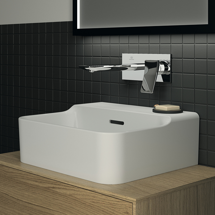 Ideal Standard Conca Раковина подвесная/накладная, 40х35хh16см, без отв., без крепежа, цвет: белый