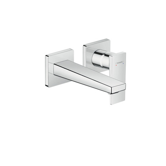 Hansgrohe Metropol Смеситель для раковины, .однорычажный, настенный, излив: 18см., внешняя часть, цвет: хром
