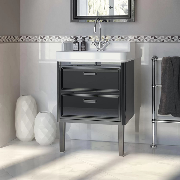 Kerama Marazzi Pompei Раковина 80х50х26.5см., подвесная, мебельная, 1 отв., с переливом, цвет: белый глянцевый