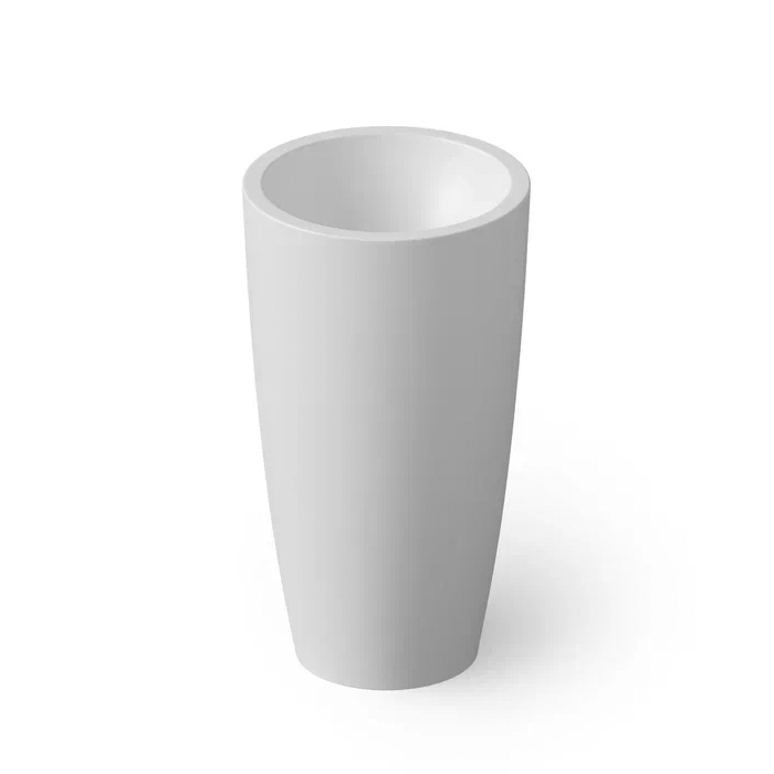 Dea Design Pedestal Basin Раковина 50х50х90см., напольная, без отв., Solid Surface, цвет: White №18