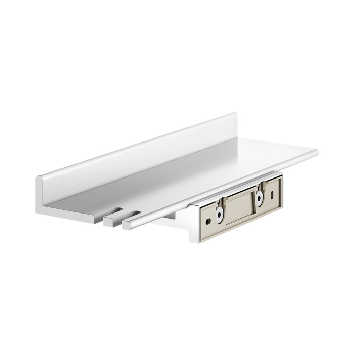 Keuco Reva Полочка для душа, встроенный крючок, подвесной, цвет: Shower shelf белый