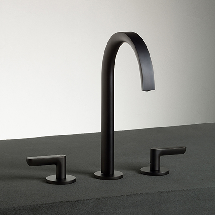 Fantini Icona Deco Смеситель для раковины, 3 отверстия, цвет: оружейная ...