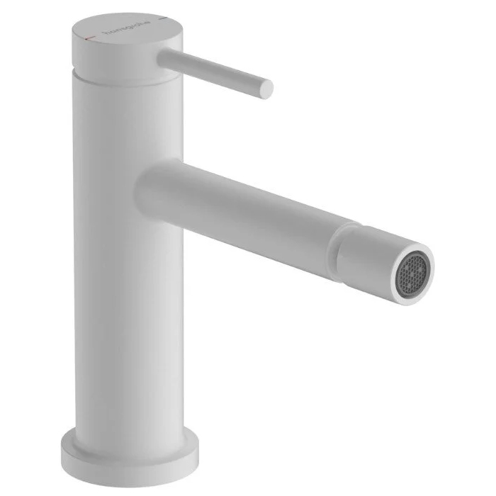 Hansgrohe Tecturis S Смеситель для биде, 1 отв., с донным клапаном, цвет: белый матовый