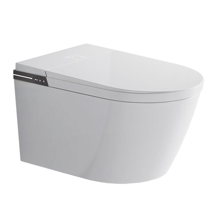 NEMO Унитаз с функцией биде 60x38см., подвесной, электронный, tornado, сиденье микролифт, цвет: белый