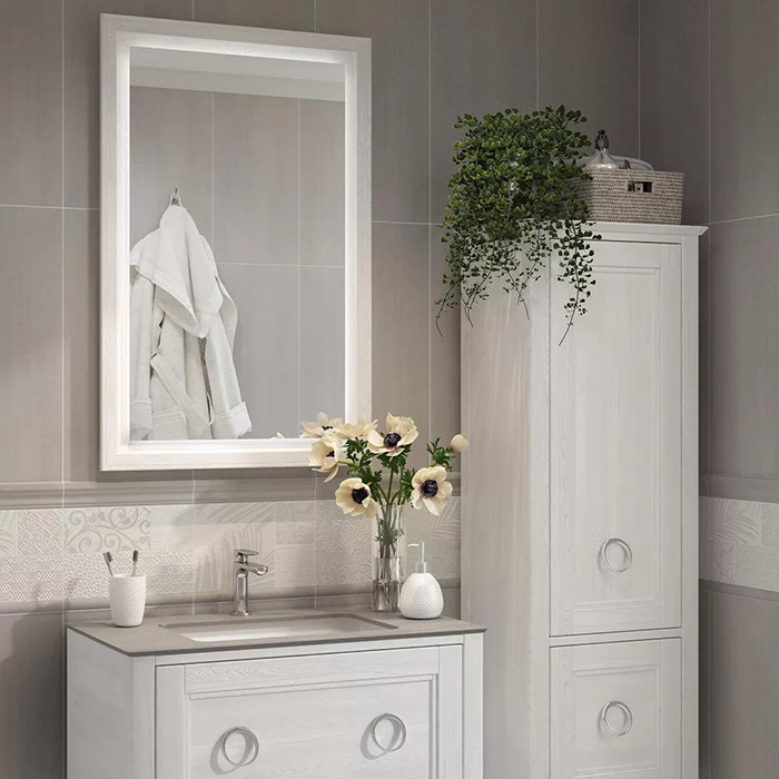 Kerama Marazzi Plaza Classic Тумба напольная 80см, 1 ящик, цвет: белый матовая