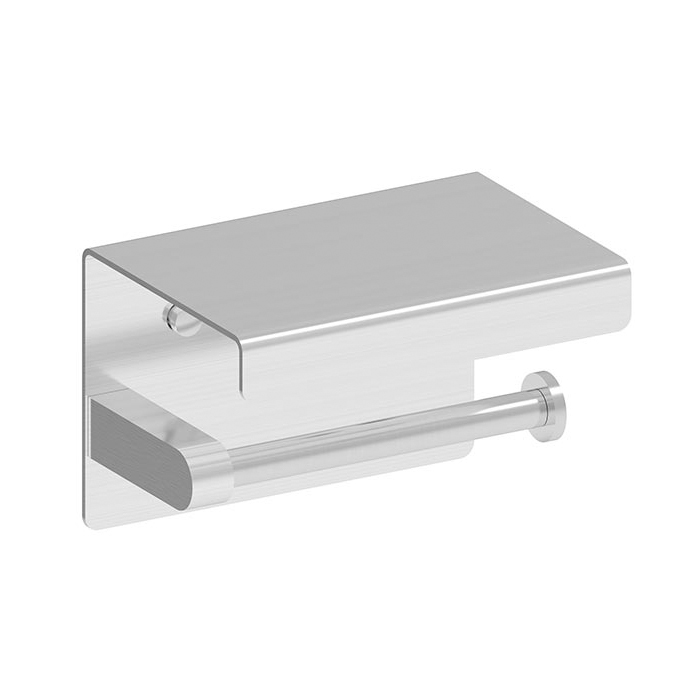 NEMO Держатель т/б с полочкой, подвесной, цвет: брашированный никель