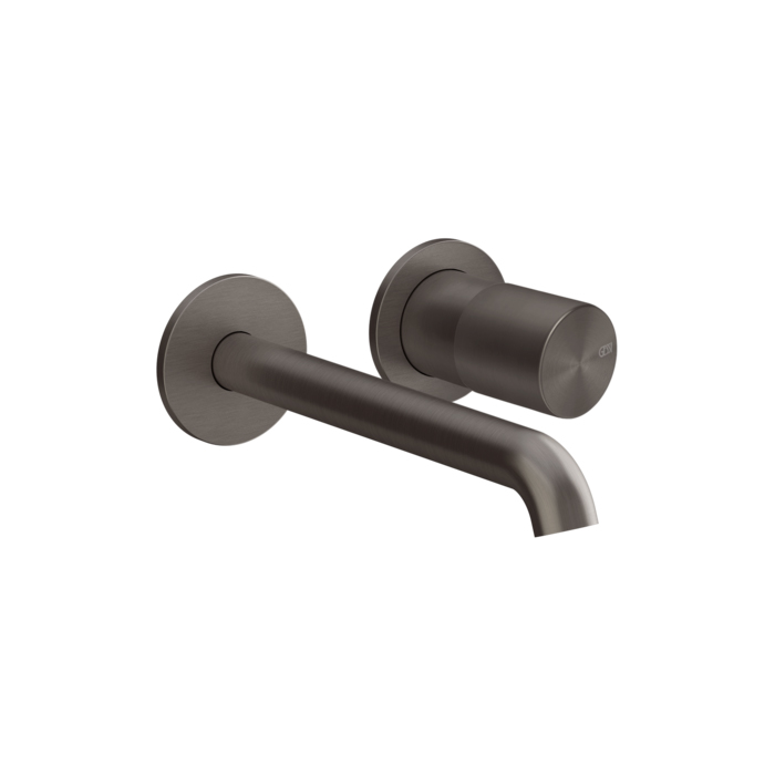 Gessi Habito Unito Смеситель для раковины, настенный, цвет: Black Metal Brushed PVD