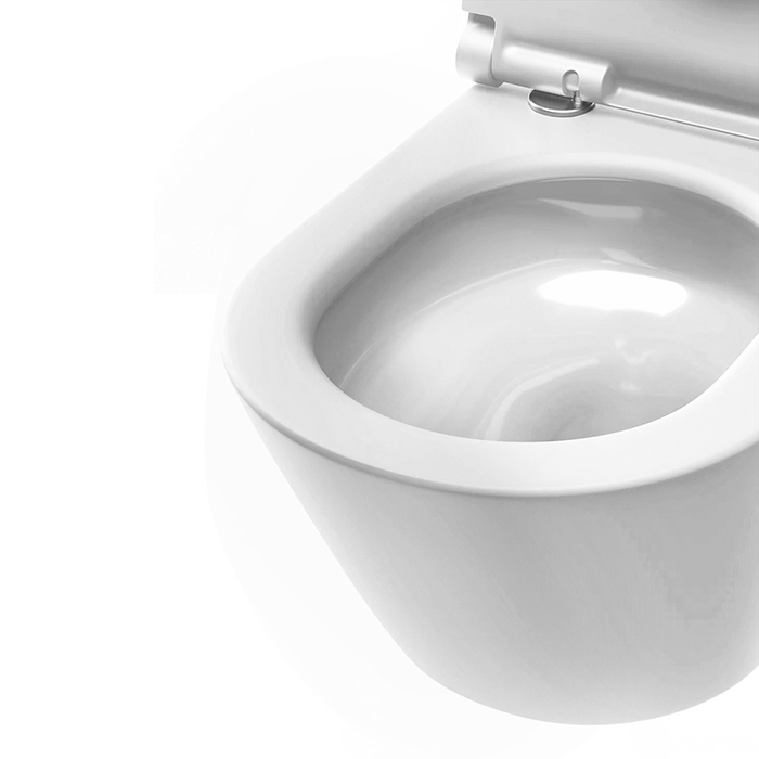 Catalano Sfera Унитаз подвесной 55х35см, безободковый, смыв Tornado, покрытие Twinglaze+, цвет: белый матовый