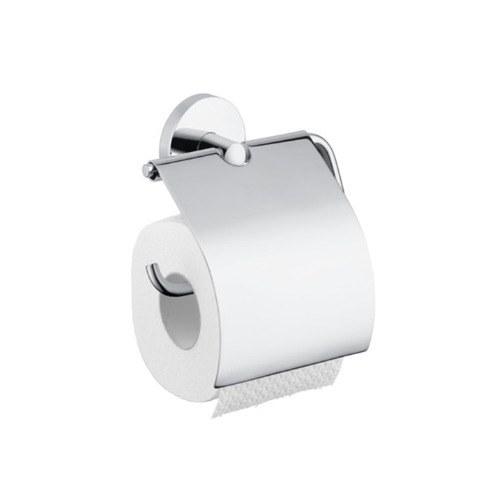 Hansgrohe Logis Держатель туалетной бумаги с крышкой, подвесной, цвет: хром