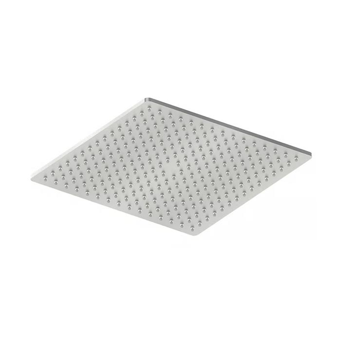 QuadroDesign Верхний душ 30х30см., настенный/потолочный, 1 режим, цвет: Brushed Stainless Steel