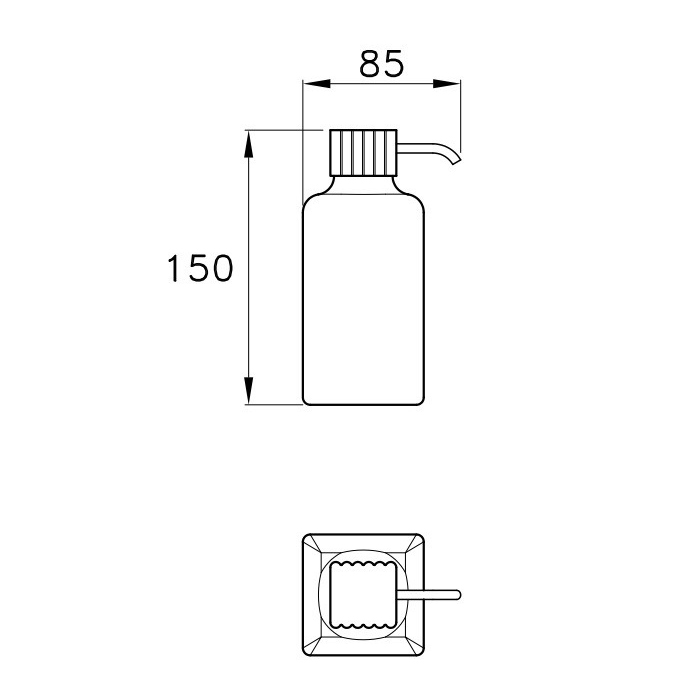 Stella Casanova Дозатор для мыла керамический D020 цвет: золото