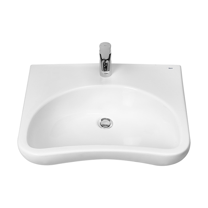 Roca Access Раковина подвесная 64х55см, с 1 отв., для людей с ограниченными возможностями, цвет: белый