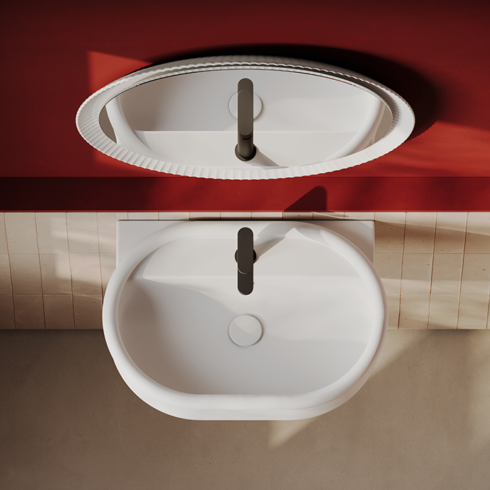 Artceram Brera Раковина 65х46х18см., накладная, без отв., цвет: белый глянцевый
