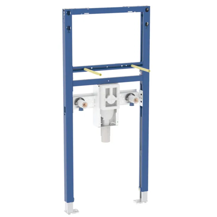 Geberit Duofix Инсталляция для раковины 112см., вертикальный смеситель, с внутристенным сифоном