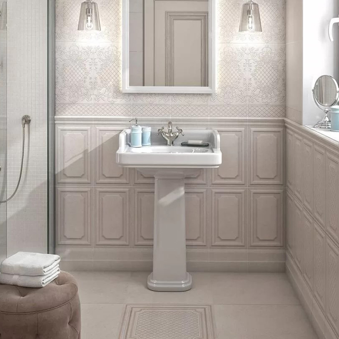 Kerama Marazzi Pompei Раковина 60х50х26.5см., подвесная, мебельная, 1 отв., с переливом, цвет: белый глянцевый