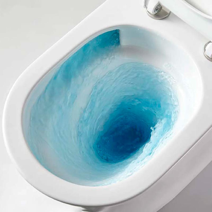 NEMO Унитаз 53x36см., подвесной, безободковый, tornado, сиденье микролифт, цвет: черный матовый