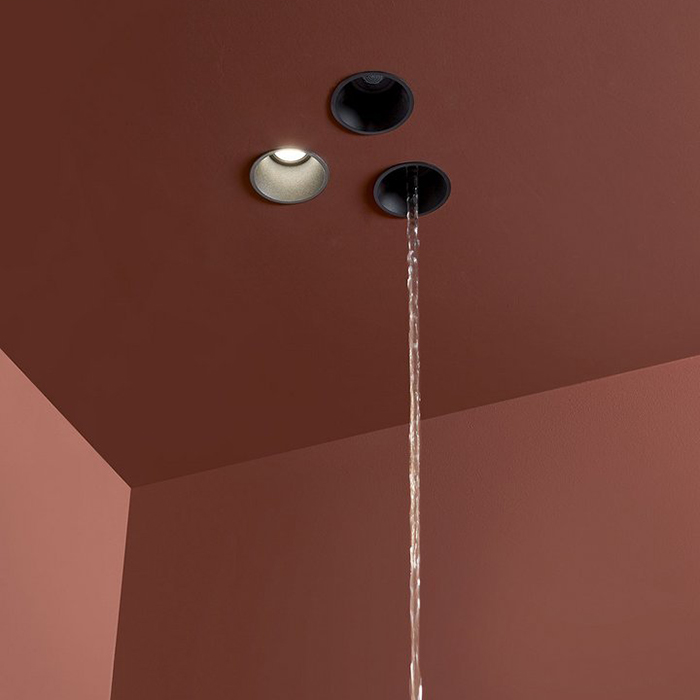 Antonio Lupi Zenit Встраиваемый верхний душ, Ø 8см, прямая струя, цвет: черный