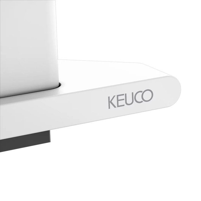 Keuco Aveno Полочка для душа, подвесная, угловая, со стеклоочистителем, цвет: белый