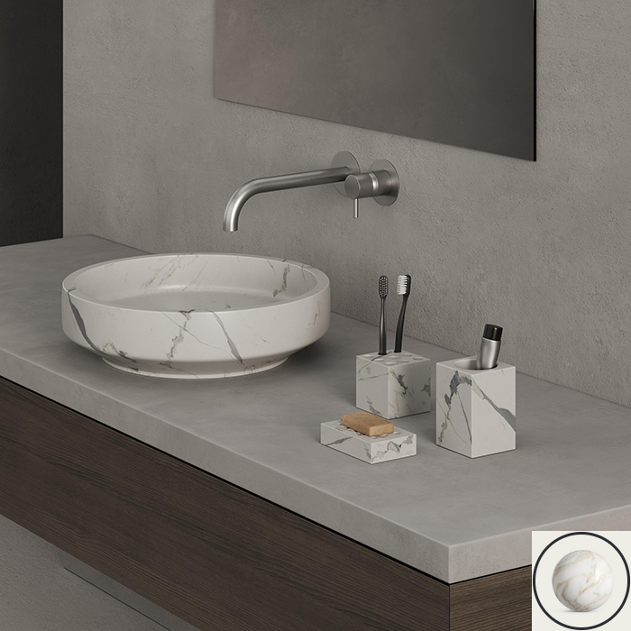 Dea Design Лоток 40х20х1.8см., настольный, цвет: Calacatta Vagli