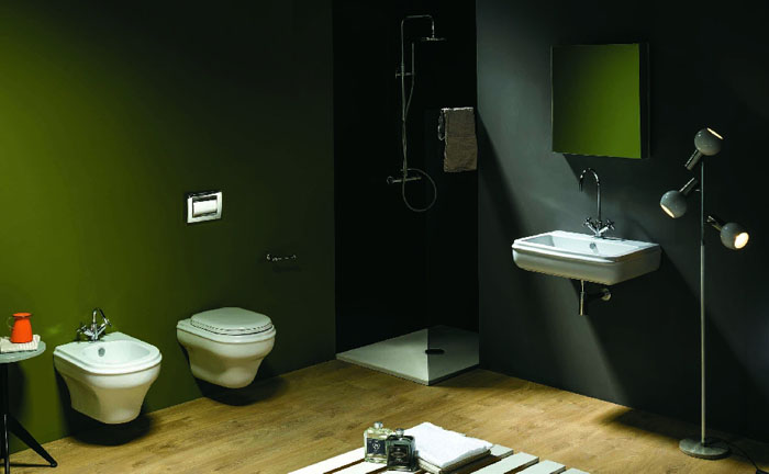Azzurra Charme Унитаз подвесной 52x40xH36 см, c креплением KIT 2000 CF, цвет: Bianco lucido