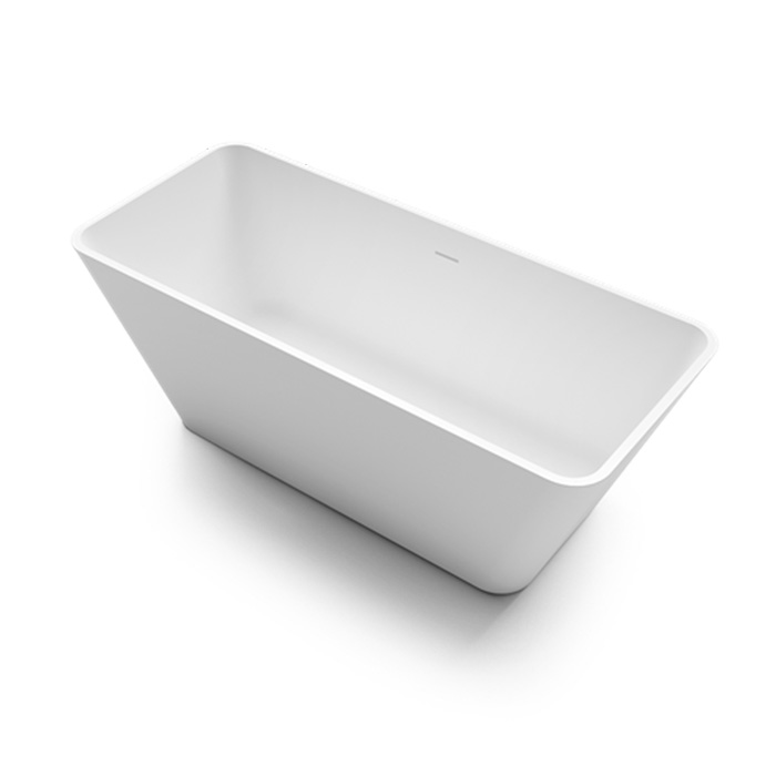 Gruppo Treesse Viva Ванна отдельностоящая 165х70см, из искусственного камня, цвет: белый