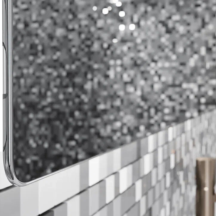 Salini Зеркало для ванны OMBRA 100х70х2.5см., с LED подсветкой, влагостойкое AGC Сrystalvision, сенс. выкл., крепления, обогрев, антизапот.
