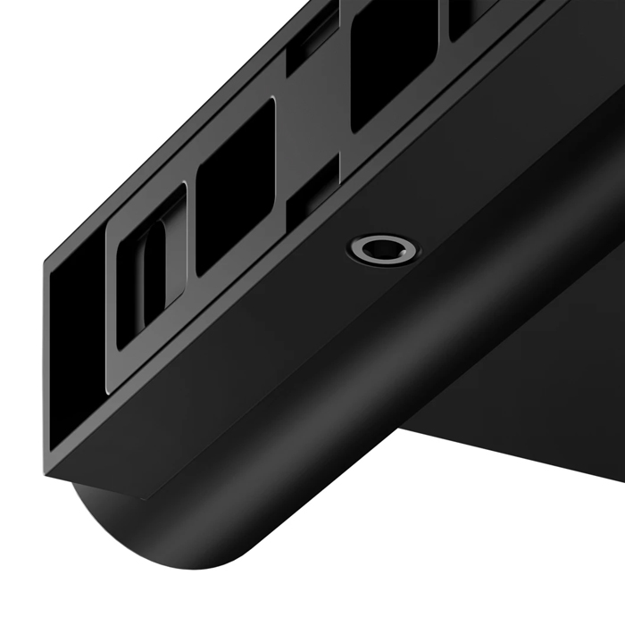 Keuco Plan Держатель т/б, подвесной, с полочкой, поворотный, открытый, цвет: черный матовый