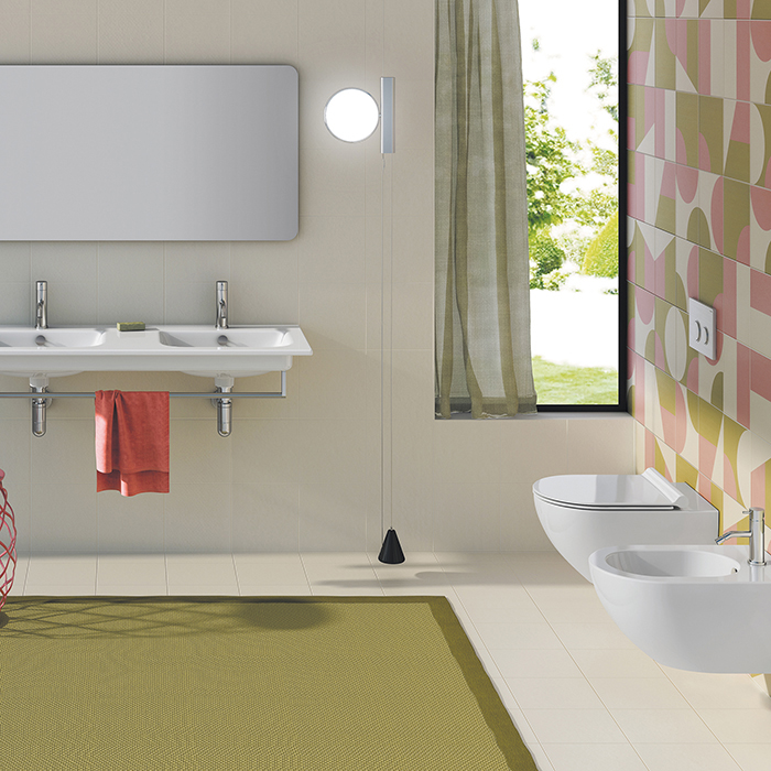 Catalano Italy Раковина двойная 125х50см, без отв., цвет: белый глянцевый