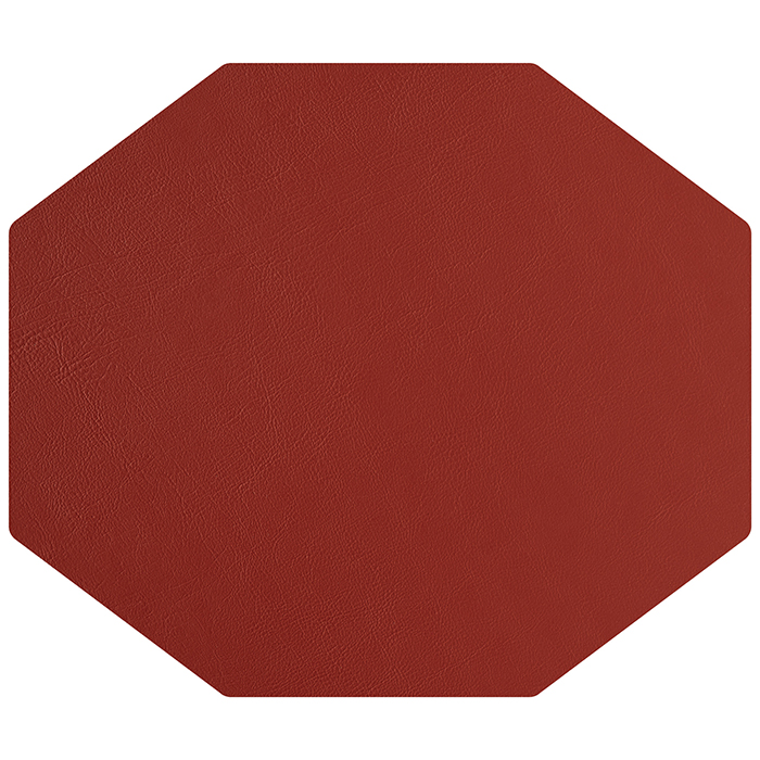 ADJ Шестиугольный плейсмат, 44,5x38 см., цвет: коньяк/бордо