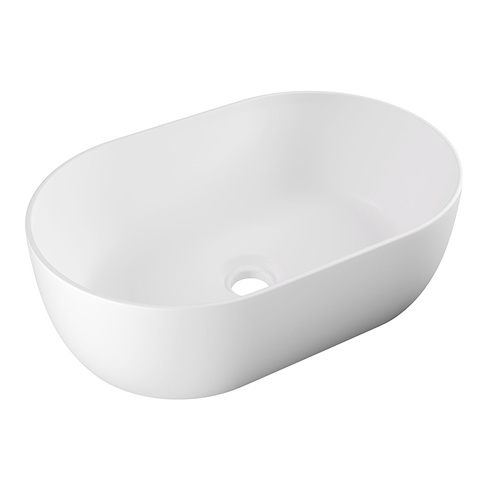 Alice Unica Раковина 55x35х17см., накладная, без отв., цвет: белый матовый