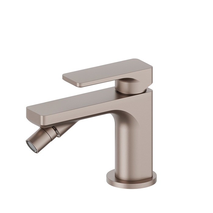 Newform B-Easy Смеситель для биде, 1 отв., с донным клапаном, цвет: copper glossy