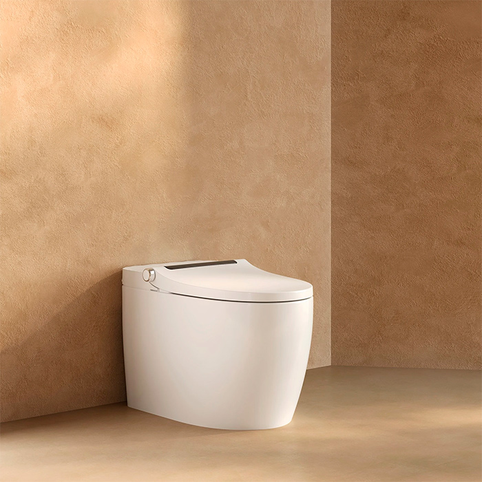 Arrow Pollux Унитаз Smart с функцией биде, 40x68см, напольный, безободковый, цвет: белый