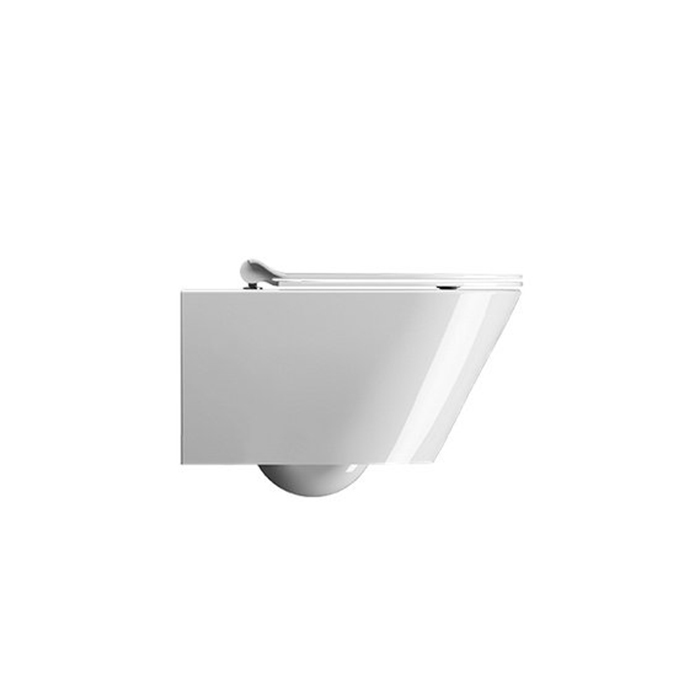 GSI Kube X Унитаз подвесной 55x36см., с креплением, цвет: белый глянцевый 
