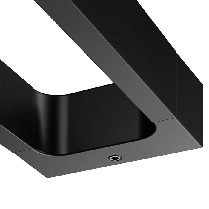 Keuco Edition 11 Полотенцедержатель, подвесной, двойной, цвет: черный матовый