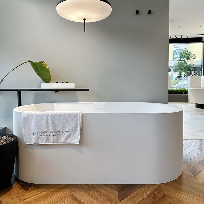 Salini Perla Ванна отдельностоящая 170x80см, материал S-Sense, цвет: белый глянцевый