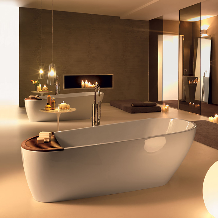 Kerasan Aquatech Ванна отдельностоящая 170х70см., цвет: белый