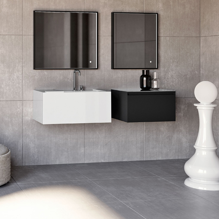 Kerasan Kanaal Раковина подвесная 80х46.5см., с 2 отв., цвет: белый глянцевый