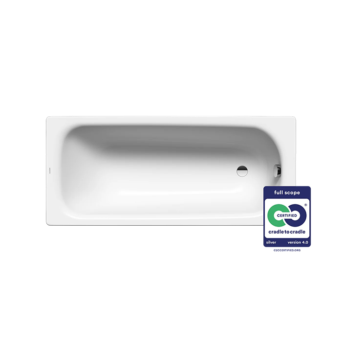 Kaldewei Saniform Plus Ваннa встраиваемая 180х80см, мод.375-1, цвет: белый