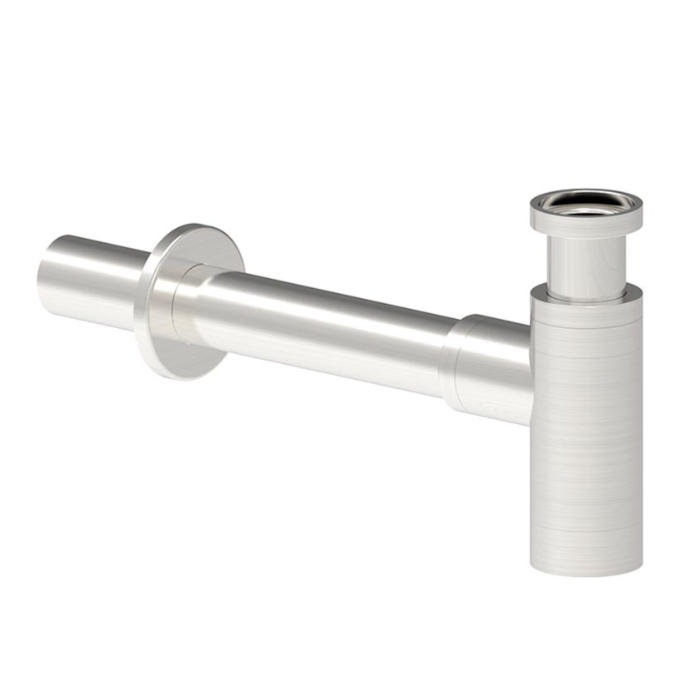 NEMO Сифон для раковины, цвет: брашированный никель