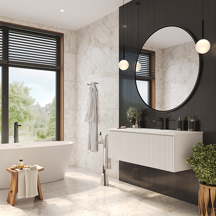 TW Shape комплект подвесной мебели 120х50см, с раковиной, с 1 выдвиж. ящиком с механизмом push-to-open, цвет: белый матовый RAL9003