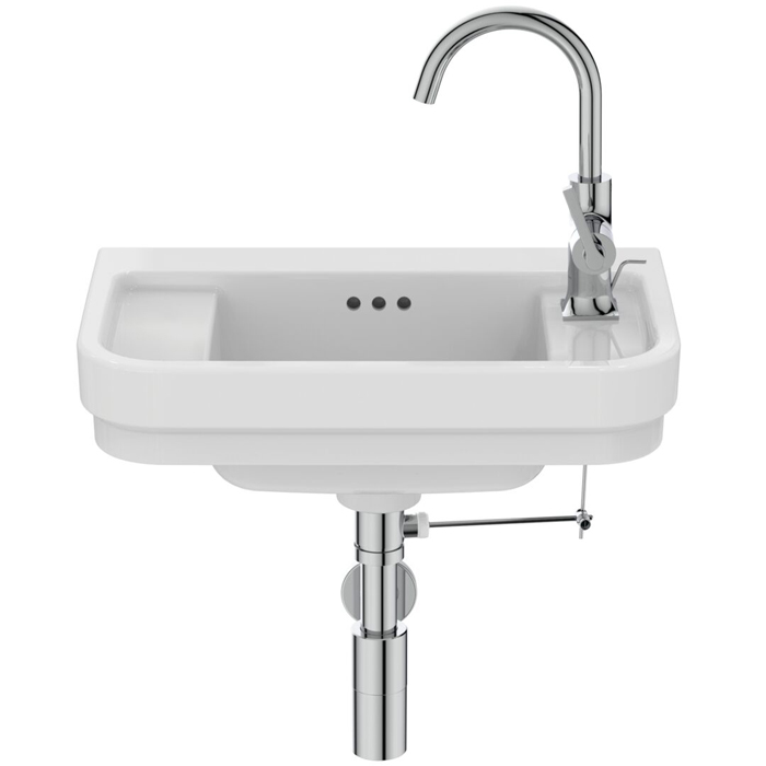 Ideal Standard Calla Раковина 50х32xh18см., подвесная, с 1 отв., Dx, с крепежом, цвет: белый глянец