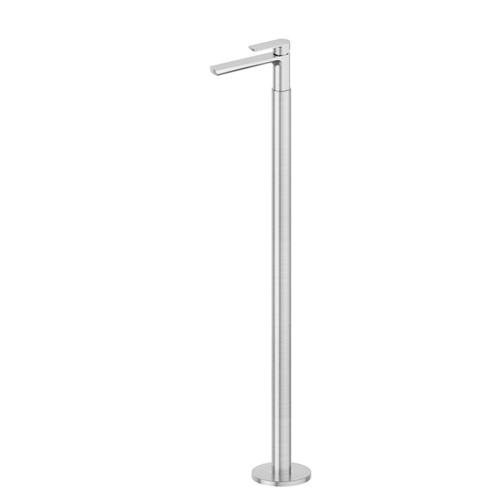 Newform Haka Смеситель для раковины, напольный, цвет: PVD brushed stainless steel