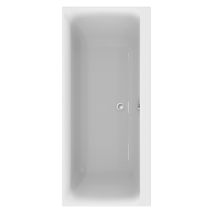 Ideal Standard Connect Air DUO Ванна 180x80 см, встраиваемая, акрил, без панелей, перелива, без ножек, цвет: белый глянец