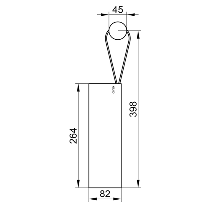 Keuco Стеклоочиститель с настенным креплением, скрытый крепеж для приклеивания в к-те цвет: белый