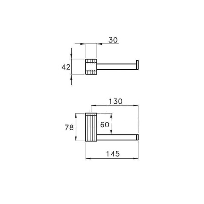 Stella Casanova Держатель туалетной бумаги подвесной 1033 цвет: хром