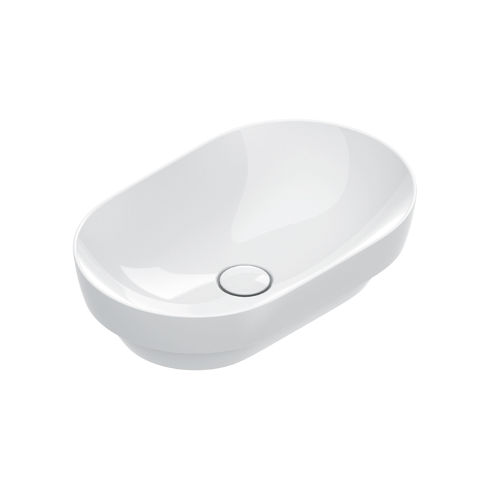 Catalano Sfera Раковина настольная или полувстраиваемая 55х35см., цвет: белый глянцевый